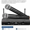 MA203A_4 MA203A - Kit De Micrófonos Inalámbricos UHF Profesionales Wu-828 HD