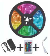 5050RGB+ Kit luces LED 5mtr