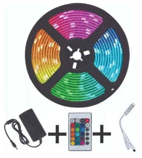 5050RGB+ Kit luces LED 5mtr