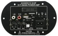 AM2700 - Tarjeta amplificadora para cabina de sonido 250w - Control remoto