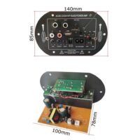 AM2700 - Tarjeta amplificadora para cabina de sonido 250w - Control remoto