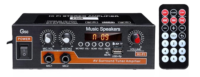 AMP1002 - Amplificador de audio 2.0, USB, TF, RCA, FM radio, bluetooth, mic, control 120w