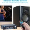 AMP1003 - Amplificador de audio 2,0, USB, TF, RCA, FM radio, bluetooth, mic, control 150W