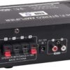 AMP1004 - Amplificador de audio 2.0, USB, TF, RCA, FM radio, bluetooth, mic, control 30W