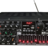 AMP1005 - Amplificador de audio 4 salidas, USB, TF, RCA, FM radio, bluetooth, mic  800w