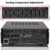 AMP1005 - Amplificador de audio 4 salidas, USB, TF, RCA, FM radio, bluetooth, mic  800w