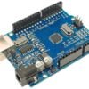 AR1001A - Tarjeta Arduino UNO R3, ATmage328P chip SMD Sin/Cable