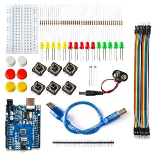 AR1001B - Kit Arduino Uno R3 Smd inicio, 42 piezas