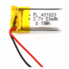 BA3705 - Bateria de Litio cuadrada PL 401020 3.7v - 50ma