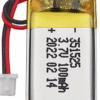 BA 371 - Bateria de Litio cuadrada PL 351525 3.7v - 100ma