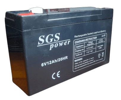 BA612 - Bateria recargable 6v - 12ah