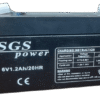 BA61 - Bateria recargable 6v - 1.2ah