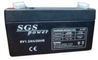 BA61 - Bateria recargable 6v - 1.2ah
