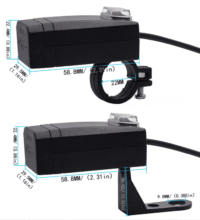CUSB-H2 Cargador USB QC3.0 para motocicleta IP67