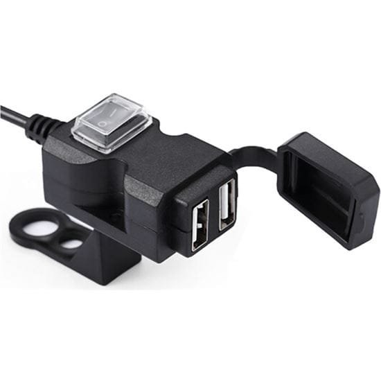 CUSB-H2 Cargador USB QC3.0 para motocicleta IP67