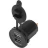 CUSB-H1 - Conector USB - (2) Entradas USB 2,1 amp - Con luz