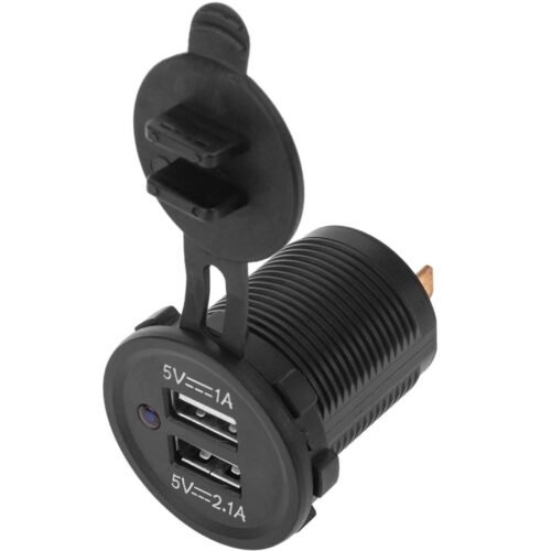CUSB-H1 - Conector USB - (2) Entradas USB 2,1 amp - Con luz