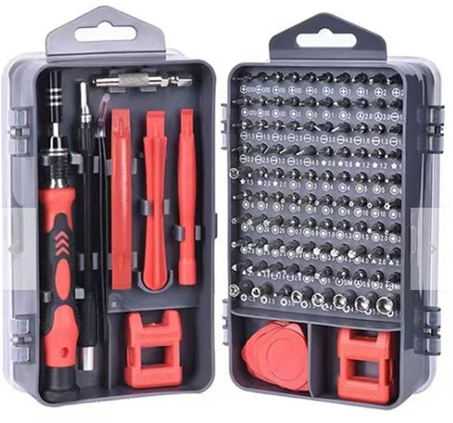 KIT15 - Destornillador eléctrico en kit con accesorios 47pcs 1300 mAh carga USB