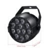 LA106 - Par Luz RGBW Iluminación de Escenario DMX 12 LEDs