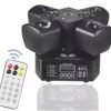 LA208C - Luz robótica de cuatro cabezas móviles, luz láser con control