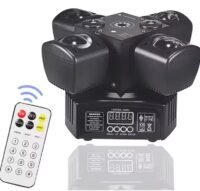 LA208C - Luz robótica de cuatro cabezas móviles, luz láser con control