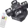 LA208C - Luz robótica de cuatro cabezas móviles, luz láser con control