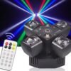 LA208C - Luz robótica de cuatro cabezas móviles, luz láser con control