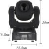 LA210A - Mini Cabeza Robótica móvil con patrón de luz RGB 40W