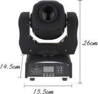 LA210A - Mini Cabeza Robótica móvil con patrón de luz RGB 40W
