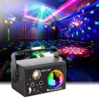 LA212B - Juego de luces estroboscopica con laser
