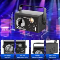LA212B - Juego de luces estroboscopica con laser