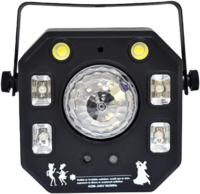 LA212C - Juego de luces 4 en 1, luces, strober, laser, barra led