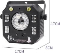 LA212C - Juego de luces 4 en 1, luces, strober, laser, barra led