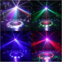 LA212C - Juego de luces 4 en 1, luces, strober, laser, barra led