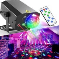 LA212D_3.jpg LA212D - Juego de luces estroboscopica con laser con bola