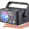 LA212E - Juego de luces 4 en 1, luces, strober, laser, barra led
