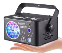 LA212E - Juego de luces 4 en 1, luces, strober, laser, barra led