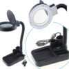 LU03 - Lupa de mesa con luz LED, entrada de  110v