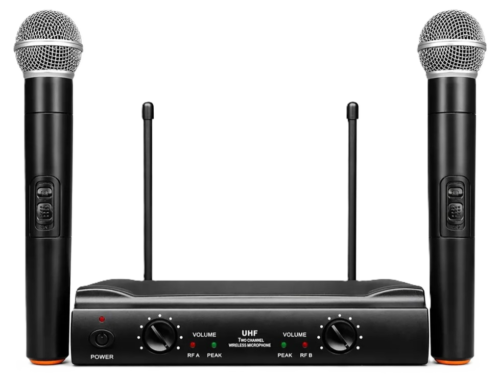 MA203A - Kit De Micrófonos Inalámbricos UHF Profesionales Wu-828 HD