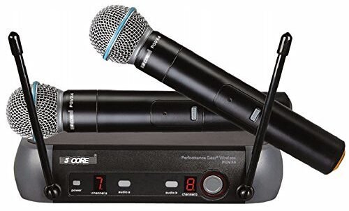 MA204A - Micrófono Inalámbrico Doble 5 Core PGVX4