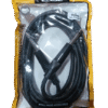 MC104-3 - Plug 6.35mm Mono a Plug 6.35mm Metalico Negro