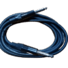 MC104-3 - Plug 6.35mm Mono a Plug 6.35mm Metalico Negro