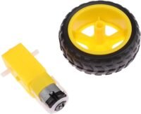 MCR02 - Llanta con Motor de engranajes 70MM 3-12V DC