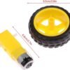 MCR02 - Llanta con Motor de engranajes 70MM 3-12V DC