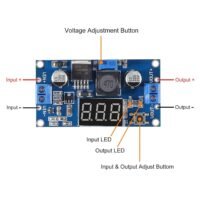 MO42-1 - Regulador + Voltimetro LM2596 1,25v - 35v