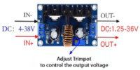MO42C - Modulo regulador digital de voltaje DC 8amp, 4-40V XL4016E1