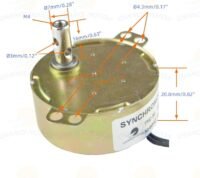 MOT05-2 - Motor eléctrico AC 110v - 30rpm