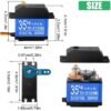 MOT1004 - Servo Motor de alto torque 30Kg