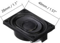 PA100A - Parlante 40*28mm 2w 8oh