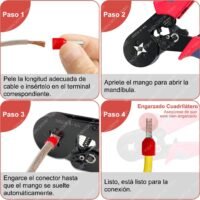 PCH6 - Ponchadora terminales casquillos 6-4A